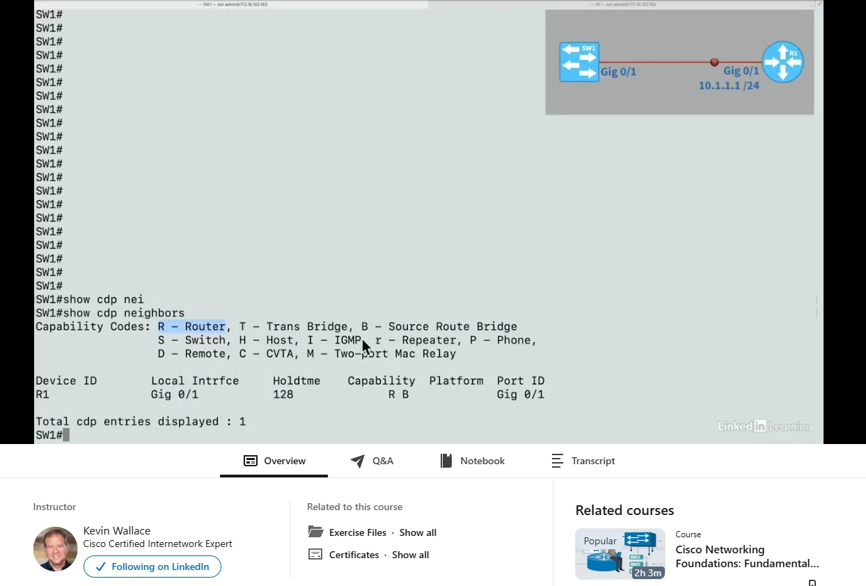 Kevin Wallace CCNA training course