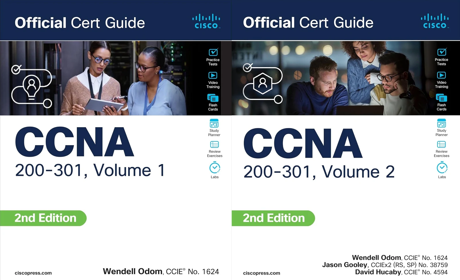 Wendell Odom CCNA 200-301 Official Cert Guide volumes